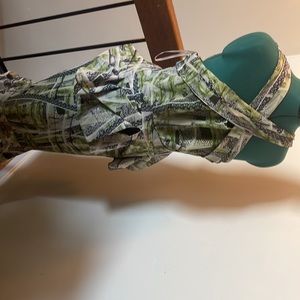 Green midi ruffle tropical cq by cq dress